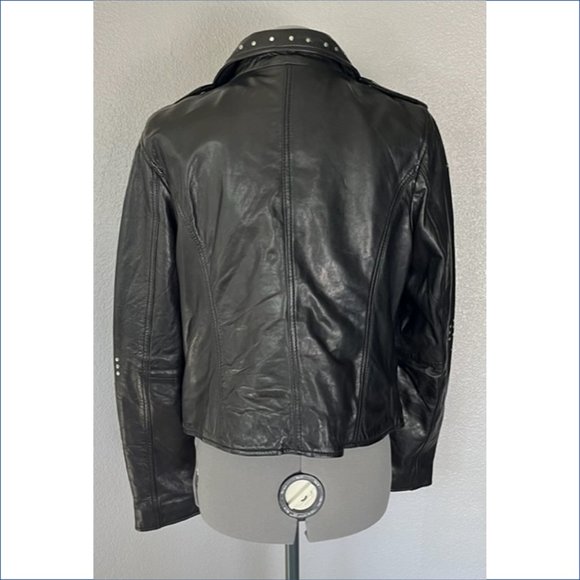 Wilson's Leather - Black Leather Jacket - Picture 3 of 5
